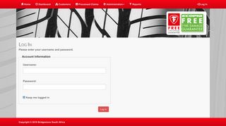 
                            8. Log In - Bridgestone TDG