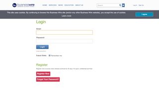 
                            11. Log In - Business Wire