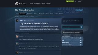 
                            2. Log In Button Doesn't Work :: Star Trek Adversaries Support
