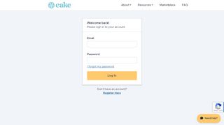 
                            1. Log In | Cake - JoinCake