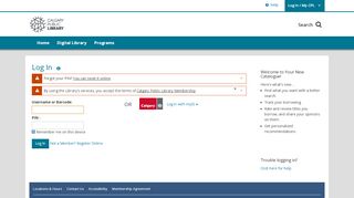 
                            13. Log In | Calgary Public Library | BiblioCommons