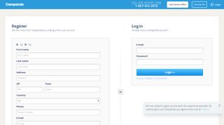 
                            5. Log in - Campanda.com