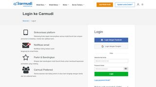 
                            2. Log in - Carmudi