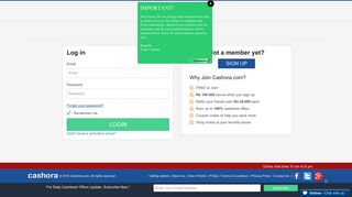 
                            1. Log in | Cashora.com
