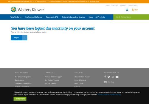 
                            13. Log In - CCH - Wolters Kluwer