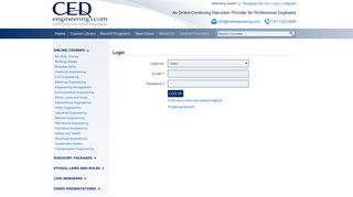 
                            11. Log in - CED Engineering | PDH Courses Online