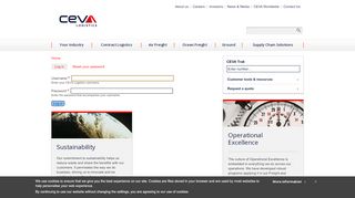 
                            1. Log in | CEVA Logistics