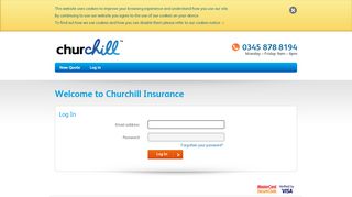 
                            13. Log In - Churchill Insurance