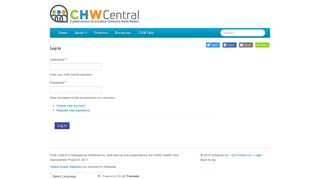 
                            4. Log in | CHW Central