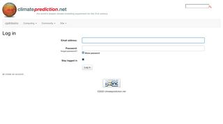 
                            5. Log in - climateprediction.net