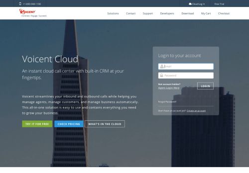 
                            12. Log In | Cloud Call Center Software and CRM - Voicent