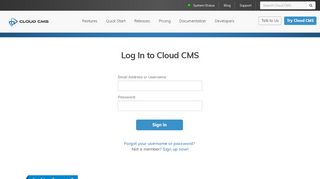 
                            7. Log In - Cloud CMS