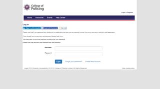 
                            1. Log in - College of Policing - Tal.net