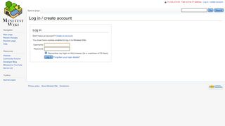 
                            10. Log in / create account - Minetest Wiki