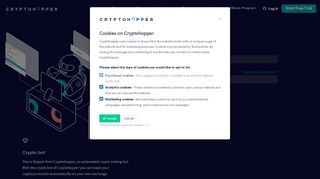 
                            2. Log in - Cryptohopper