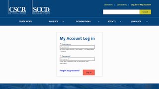 
                            1. Log in | CSCB National Office