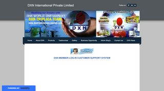 
                            11. Log-In CSS - DXN International Private Limited