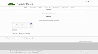 
                            10. Log in | Daniele Gandi