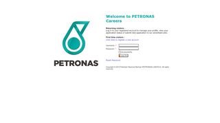 
                            4. Log in - Discover your potential with Petronas