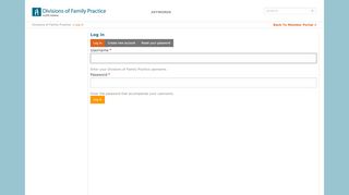 
                            9. Log in | Divisions of Family Practice