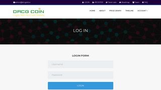 
                            1. Log In - DRCG COIN | A Decentralized Blockchain based ...