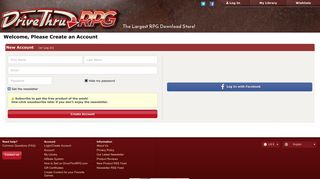 
                            4. Log In - DriveThruRPG.com