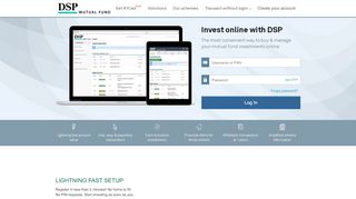 
                            6. Log In - DSP Mutual Fund