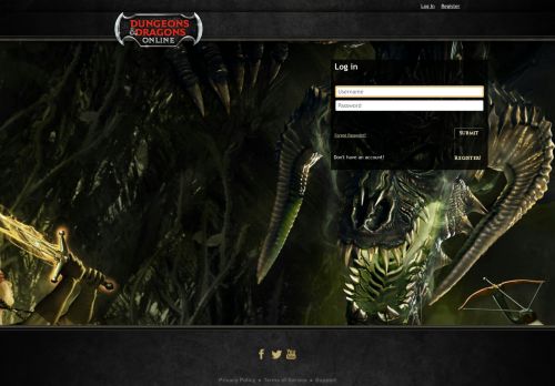 
                            3. Log In | Dungeons and Dragons Online