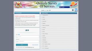 
                            5. LOG IN - E-QSS - stats.gov.my