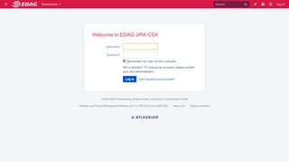 
                            7. Log in - EDAG JIRA CSX