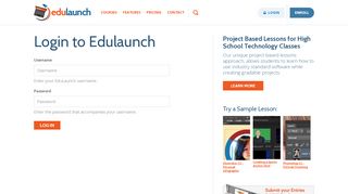 
                            1. Log in | EduLaunch