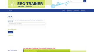 
                            10. Log in | EEG-Trainer