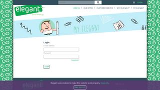 
                            3. Log in - Elegant