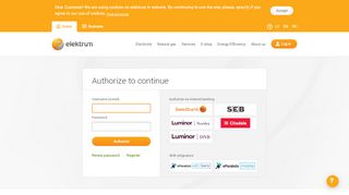 
                            2. Log in - Elektrum