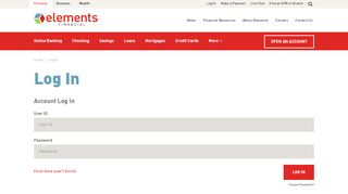 
                            11. Log In | Elements Financial