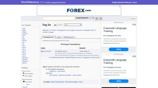 
                            4. log in - English-Spanish Dictionary - WordReference.com