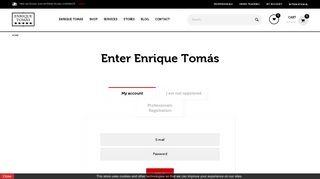 
                            6. Log in - Enrique Tomas