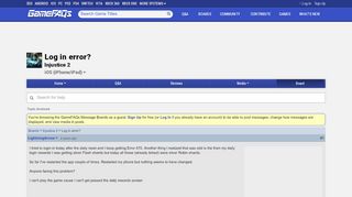 
                            8. Log in error? - Injustice 2 Message Board for iOS (iPhone/iPad ...