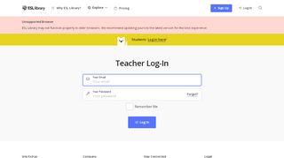 
                            13. Log In – ESL Library