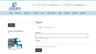 
                            2. Log in | ETDP SETA