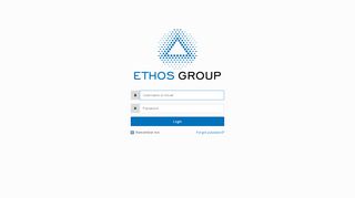 
                            1. Log in - Ethos Group