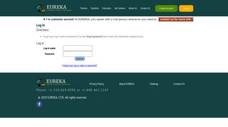 
                            7. Log in - EUREKA.org