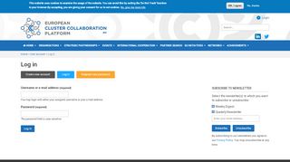 
                            9. Log in - European Cluster Collaboration Platform