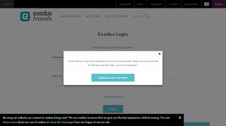 
                            9. Log in | Exodus - Exodus Travels