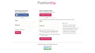 
                            7. Log in - fashionMia.com