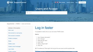 
                            9. Log in faster – Help Center