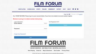 
                            7. Log In | Film Forum