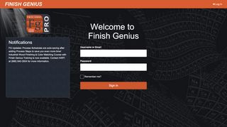 
                            9. Log In - Finish Genius