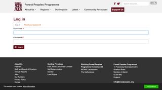 
                            12. Log in | Forest Peoples Programme