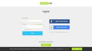 
                            6. Log In - Friday-Ad